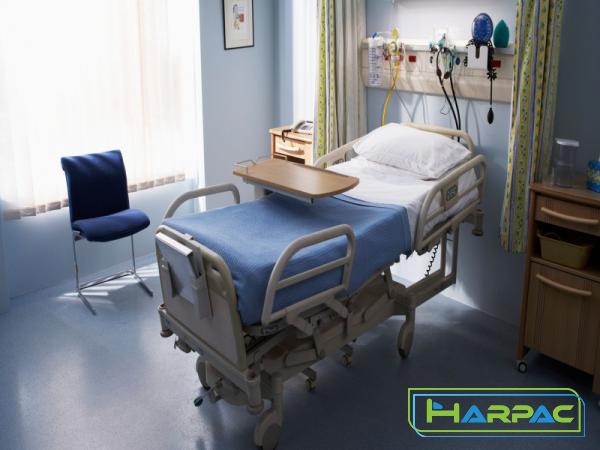 hospital bed semi electric without mattress with side rails